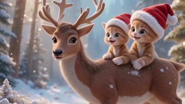 Рождество с милыми котятами. смотреть онлайн