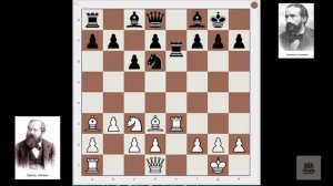 Steinitz - Zuckertort (10st game of the match) 1886