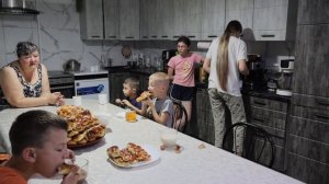 Мама и 13 детей- Продолжение -Жизнь на кухне в большой семье, в выходной