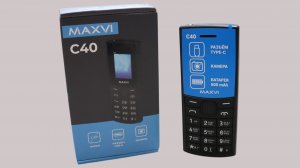 Распаковка и обзор сотового телефона Maxvi C40