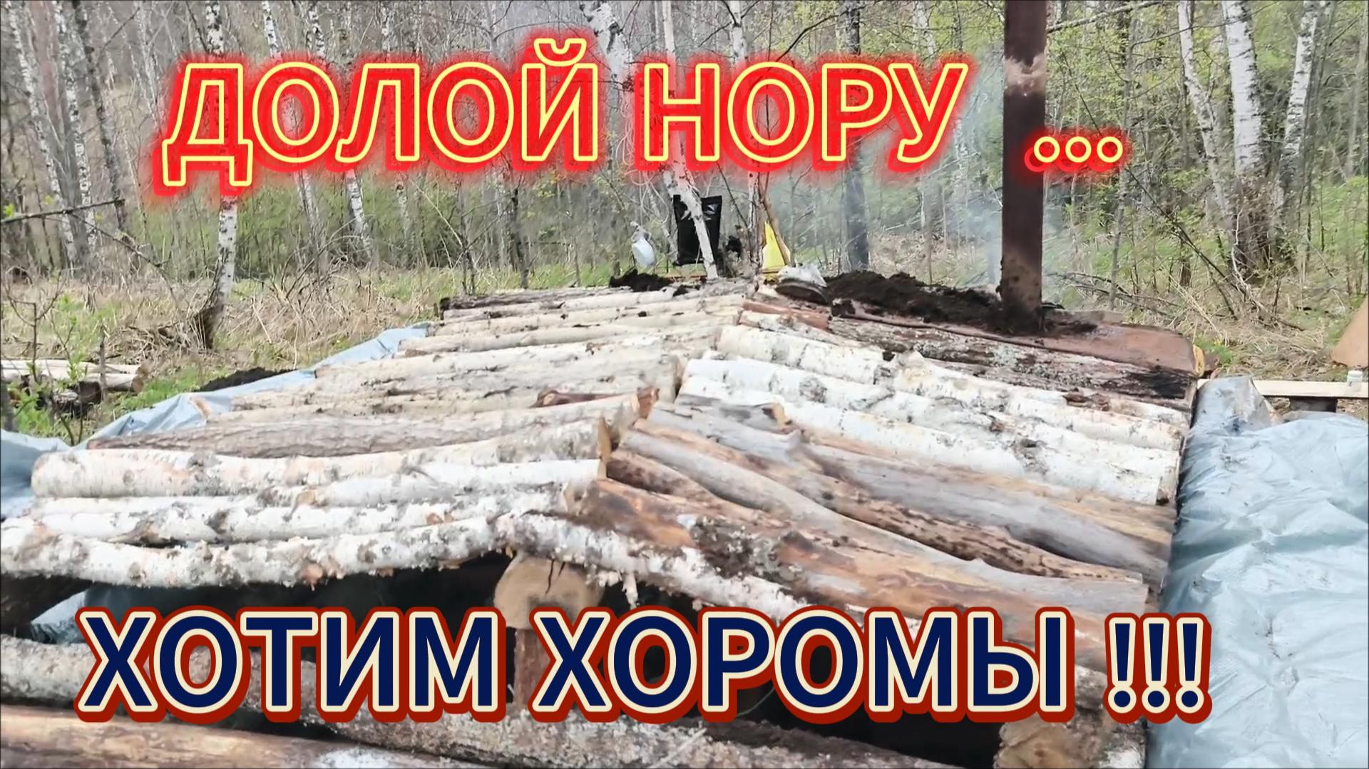 РАЗОБРАЛИ ЗЕМЛЯНКУ /// ТАЁЖНЫЙ БЫТ ///  ПРОЕКТ  