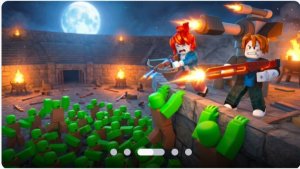 Переживите зомби-арену. Роблокс. Выживаем 20 волн зомбиков