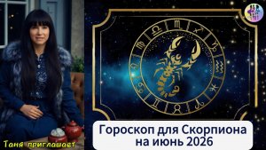 СКОРПИОН - Гороскоп на июнь 2026