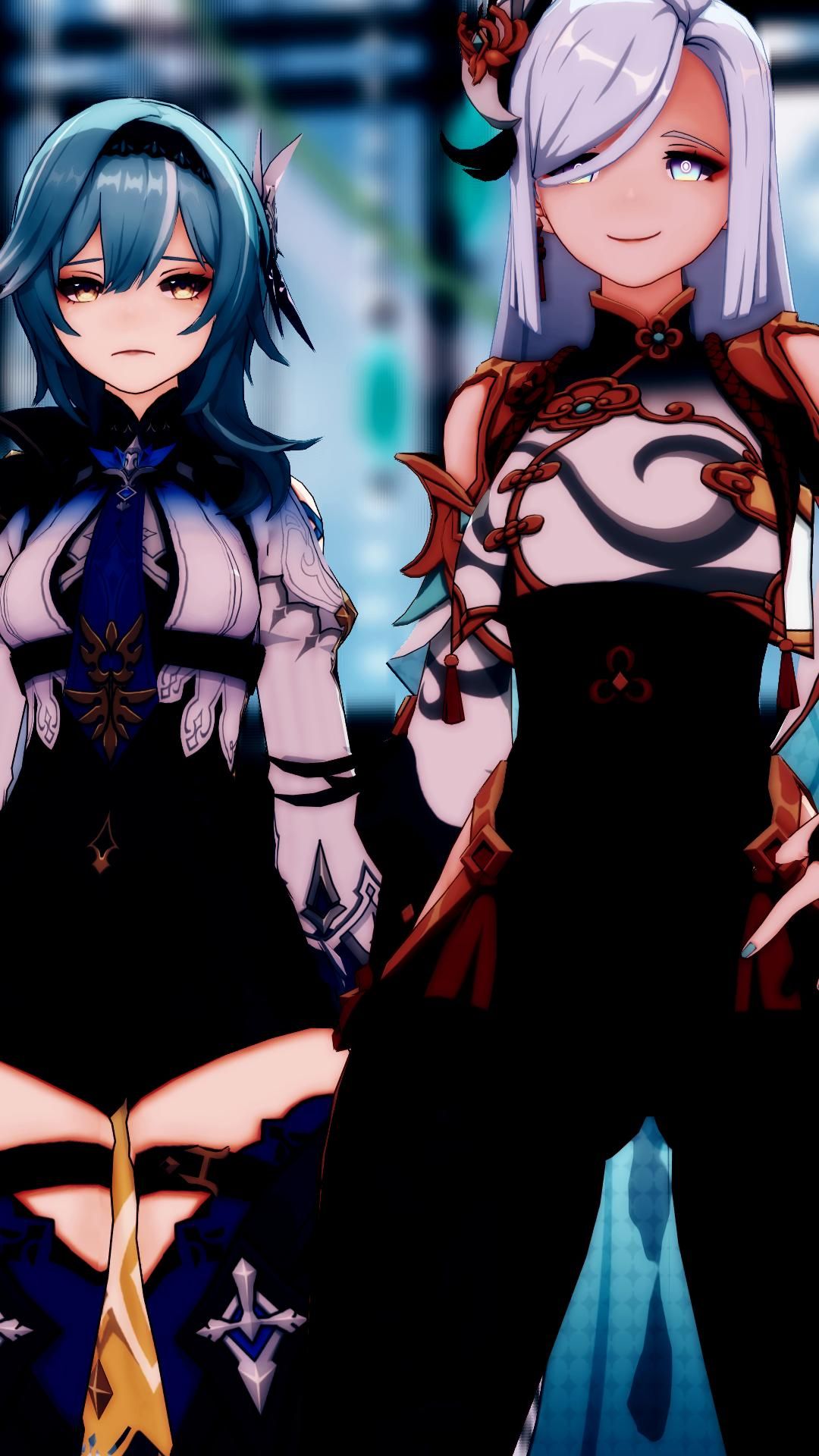||mmd x Genshin Impact|| Copines |Shenhe||Eula|