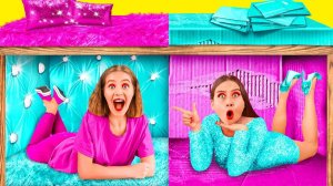 Секретный Домик Под Кроватью # Богатая vs Бедная Смешные Ситуации и Неудачи от 4Teen Challenge