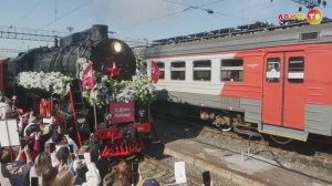 В Оренбург прибыл «Поезд Победы»