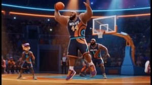 Саймон, Папа и Лис просто смотрели баскетбол дома… 🏀