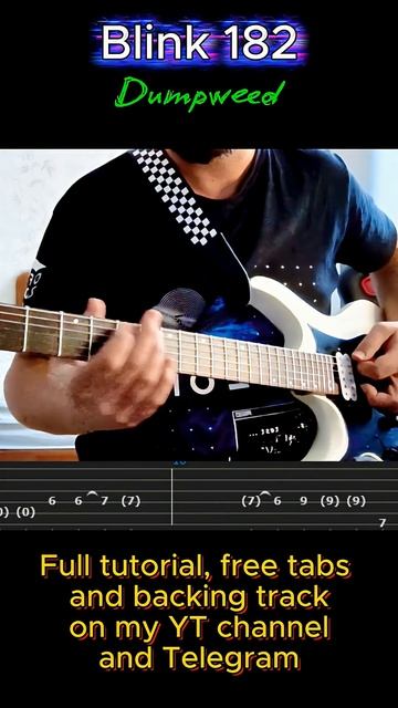 Blink182 - Dumpweed #guitar #blink182 #dumpweed #tutorial смотреть онлайн