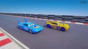Гонка с Призраком! 🏎️ Молния Маккуин, Круз Рамирес, Кинг, Чико Хикс и Джексон Шторм