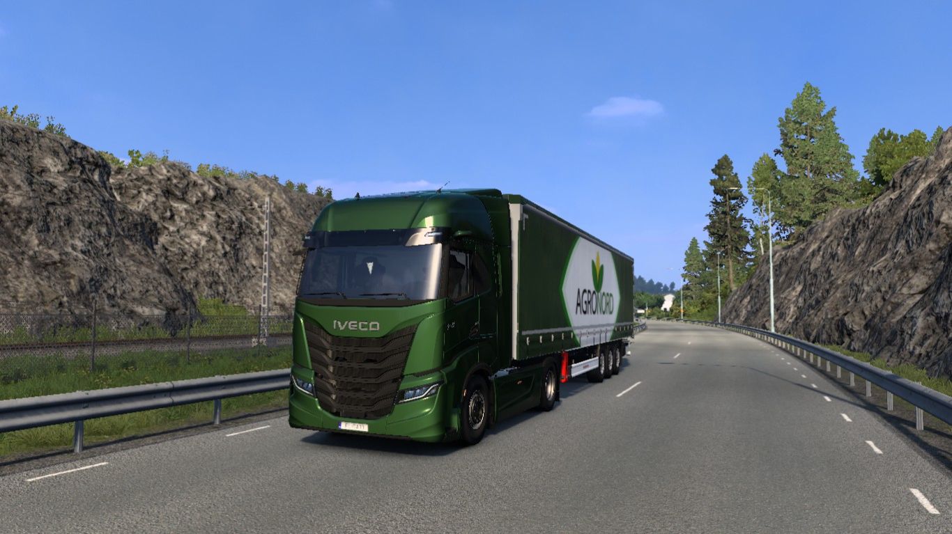 Euro Truck Simulator 2 1.57 Кальмар (S) в Зеленоградск (RUS) Яблоки 20 780 кг смотреть онлайн