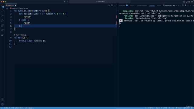 75. Assigning Result of if Statement to Variable смотреть онлайн