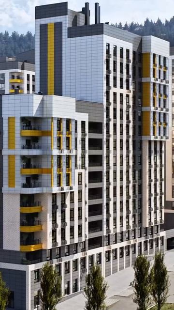 Визуализация на этапе строительства квартал на курорте «Моя Легенда»