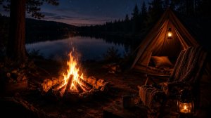 Ночное небо над костром ✨ Звуки для сна — спокойный фон для отдыха