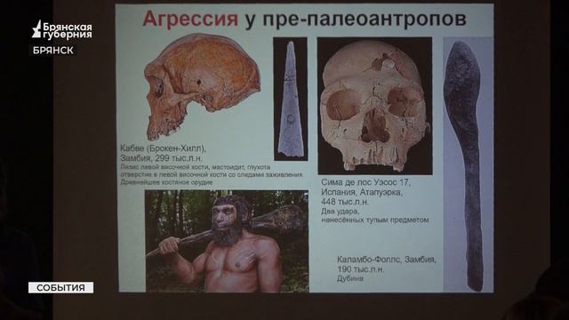 Агрессия и выживание видов стали темой встречи с ученым в Брянске смотреть онлайн