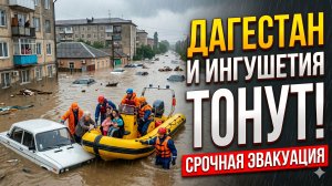 СРОЧНО: Дагестан и Ингушетия уходят под воду! Махачкала тонет, людей эвакуируют