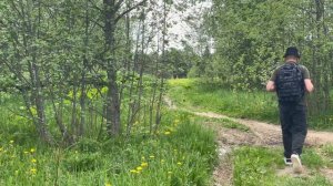 Пашем один участок мотоблоком, другой трактором.