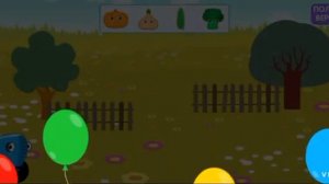 Синий трактор игра овощная игра для маленьких детей