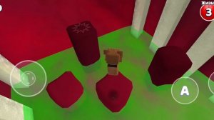 прошёл. уровень в super bear. adventures. крокодил!