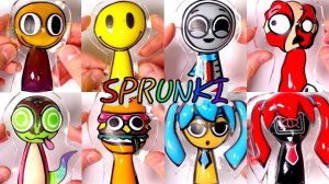 ПОДБОРКА МЯГКИХ СПРУНКИ 😀 DIY Sprunki 😀 СЕРИЯ СКВИШИ ИЗ НАНО-ЛЕНТЫ!