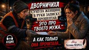 Дворничиха сунула женщине в руки записку, прошептав: « Это про твоего мужа. « А как только она