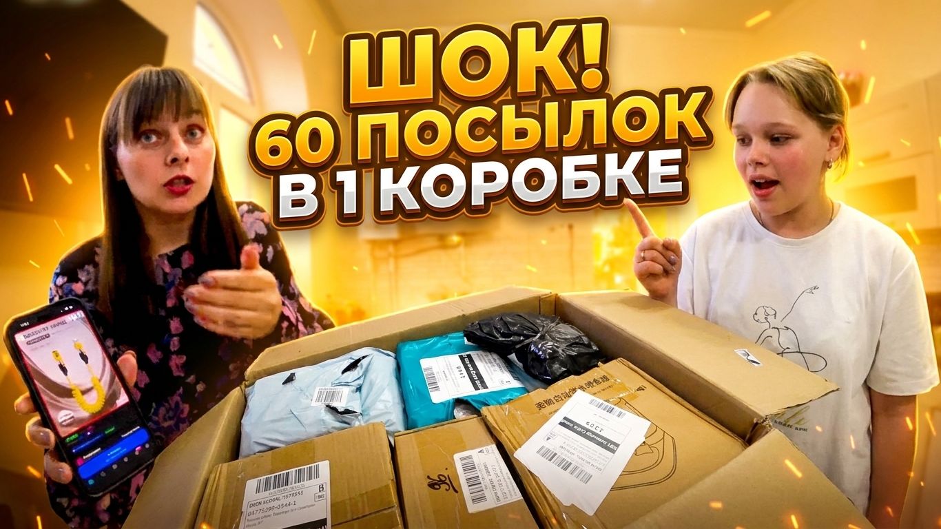 60 ПОСЫЛОК В ОДНОЙ КОРОБКЕ. ЧТО В НИХ? Из города в деревню 923 серия смотреть онлайн