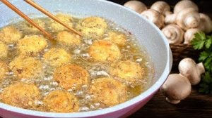 🔥 ХРУСТЯЩИЕ ШАМПИНЬОНЫ за 5 минут 🍄_🟫 вкуснее наггетсов!