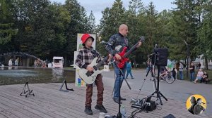 Рок-концерт группы «Лев и папа» в Лениногорске. Живой звук #Кино #Цой #Ария #Звери #ДДТ