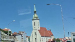 Путь из Братиславы,Словакия в Австрию,в Вену по историч.местам,предместью и через Дунай, 26.05. МНШУ