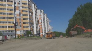В «Парковом» началось строительство дороги по улице Клайна
