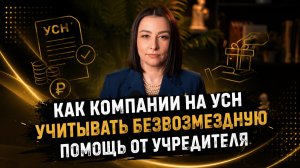 Как компании на УСН учитывать безвозмездную помощь от учредителя