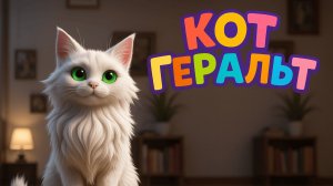 Кот Геральт😸 детский мультик💛