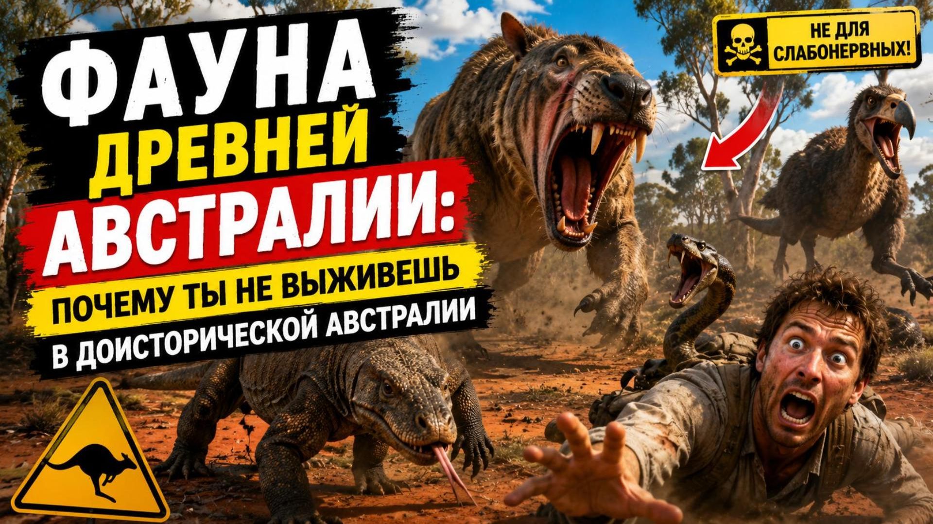 ФАУНА ДРЕВНЕЙ АВСТРАЛИИ! ПОЧЕМУ ТЫ НЕ СМОЖЕШЬ ТУТ ВЫЖИТЬ!