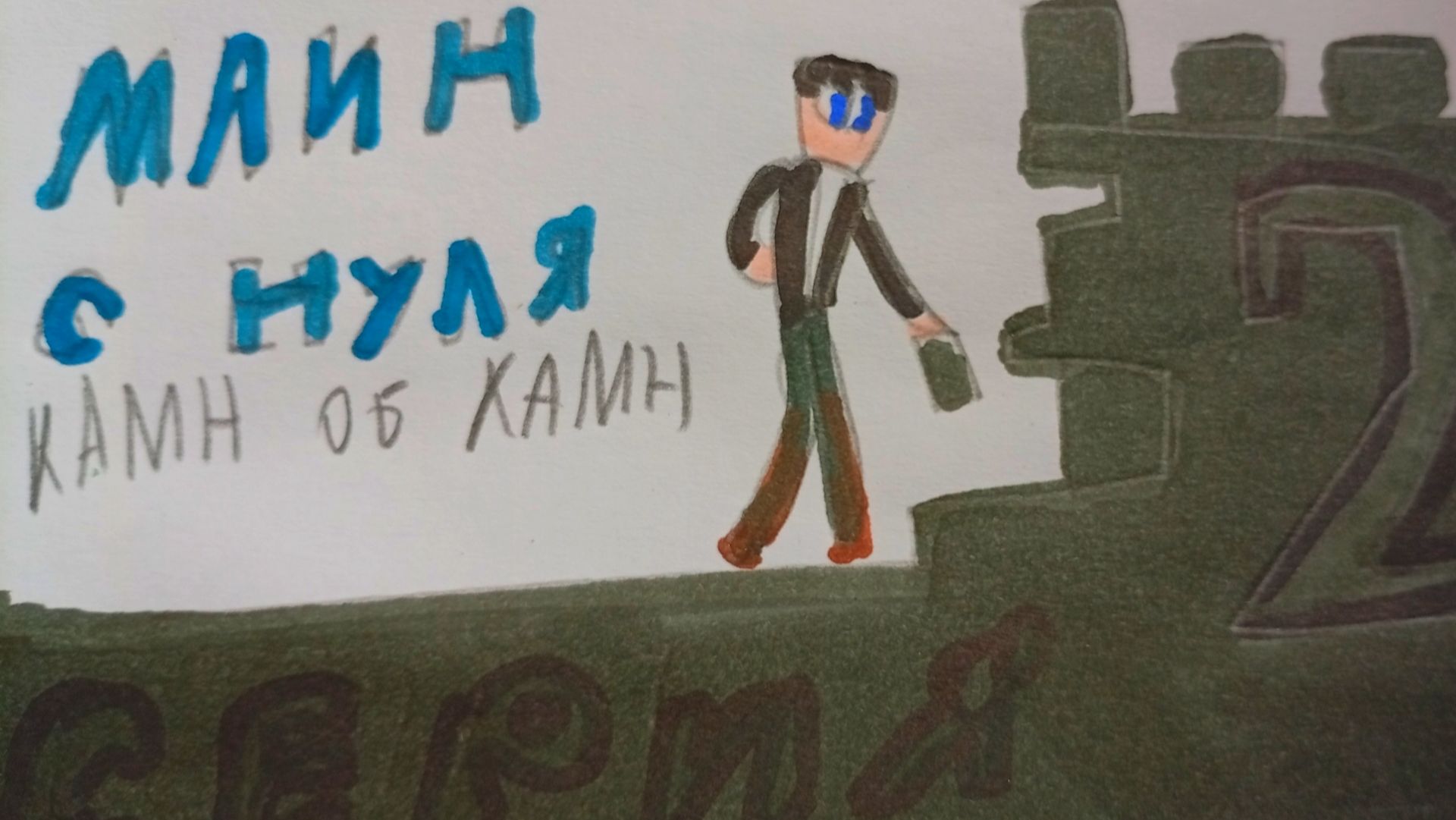 Видео Майн онлайн с нуля 2 серия