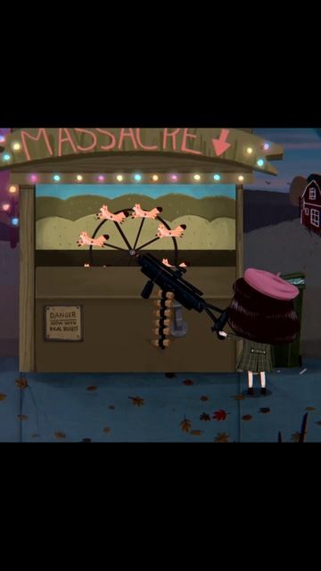 Игровой автомат сломала▶Little Misfortune #Валерианыч #shorts