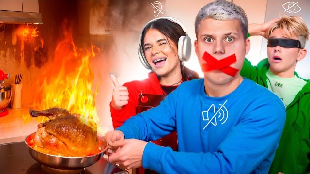 ПОДОЖГЛИ КУХНЮ! СЛЕПАЯ, НЕМАЯ, ГЛУХАЯ ГОТОВКА (АДРЕНАЛИН ХАУС) смотреть онлайн
