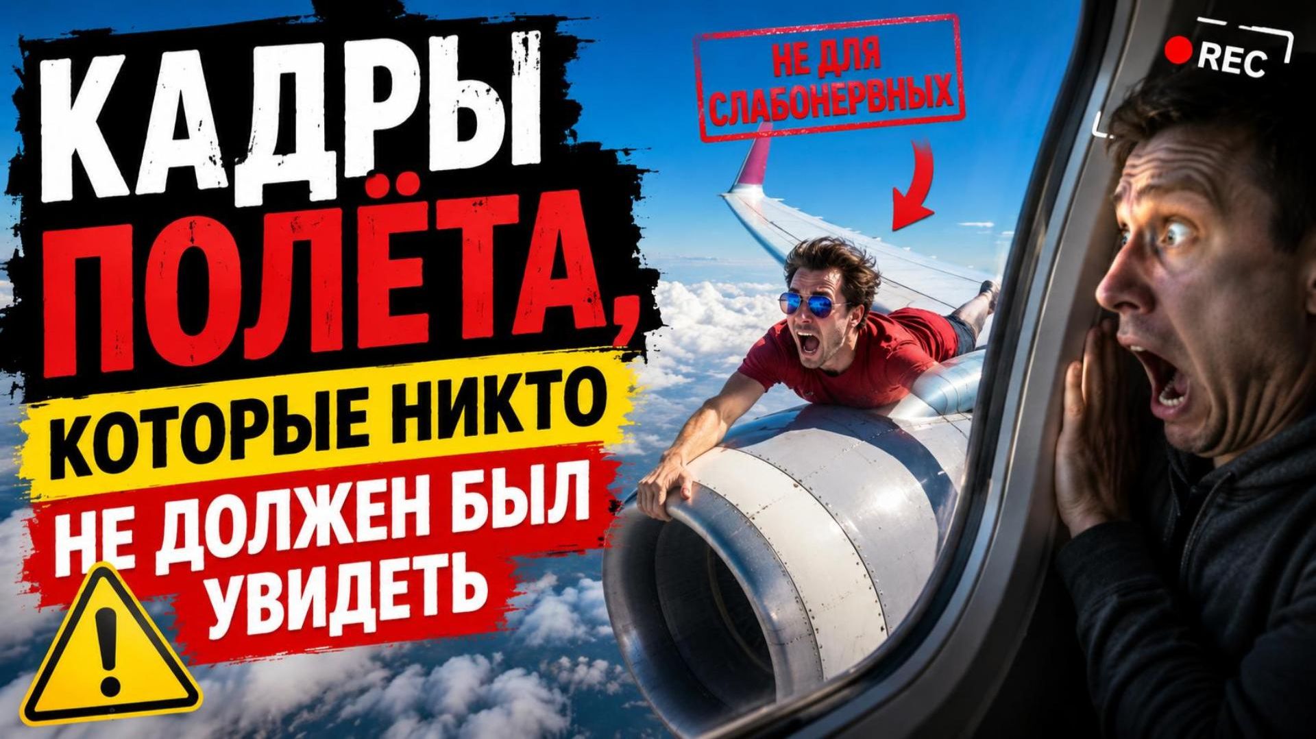 Кадры полёта, которые НИКТО не должен был увидеть…!