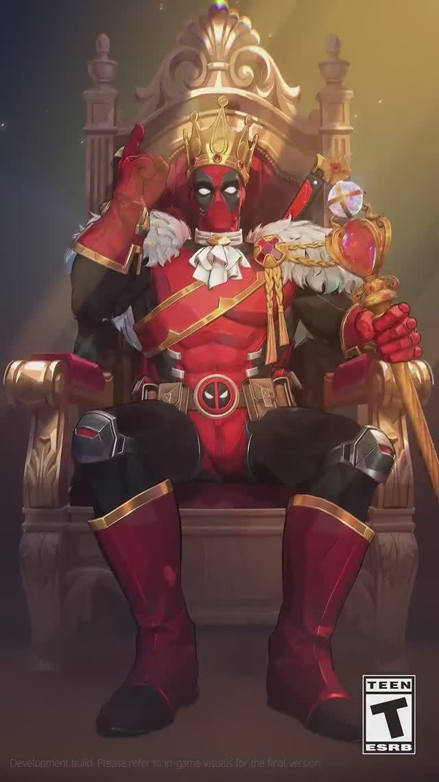 MARVEL RIVALS - Дэдпул в костюме Короля монстров смотреть онлайн