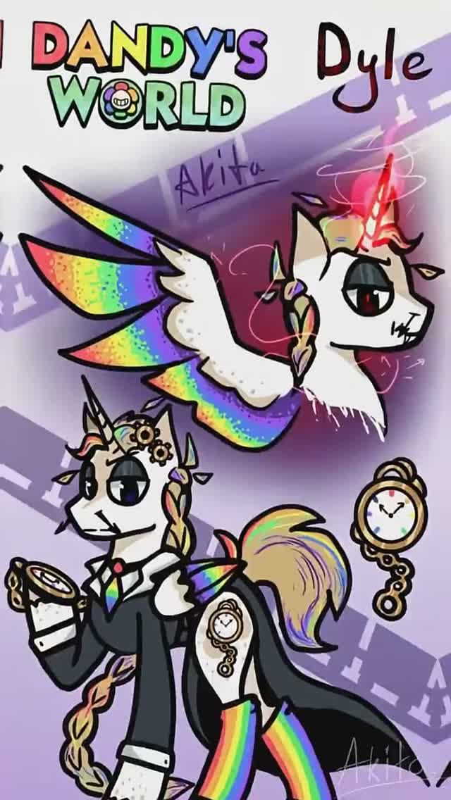 Dandy's World Mlp In My Style Main Toons + Dyle #dandyworld #bangbang  #edit #art #trending #mlp