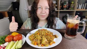 Мукбанг Плов на мангале!