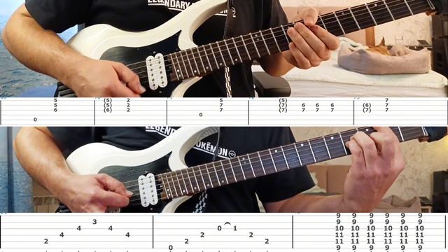GH #85 Aerosmith - Crazy (guitar cover + tutorial) смотреть онлайн
