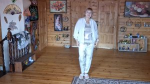 Примерка золотых костюмов.Наши пляски с Джессикой!!!
