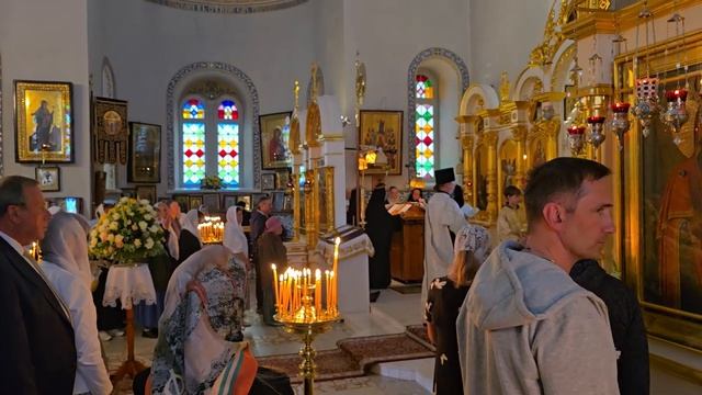 Вознесение Господне - Праздничная Литургия в Спасо-Вознесенском женском монастыре на Елеоне
