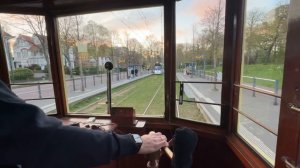 🚋 4К СмартТВ ➤ Управляю 120-летним трамваем! Обзор из кабины в формате 4K от первого лица! 🚋