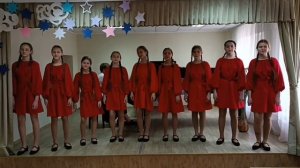 Образцовы вокальный ансамбль «Светики». Музыка А. Зацепина, слова Л. Дербенёва «Этот мир»