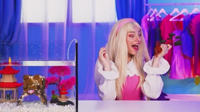 Строим Удивительный Аквариум для Аксолотля😍 Видео детям