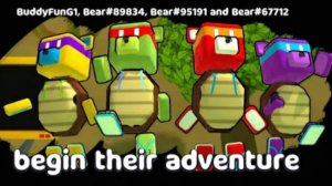 Играю С БРАТЬЯМИ! Super bear adventure