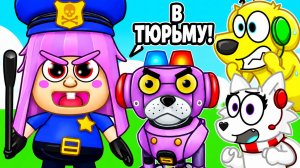 🫣 МЫ ЗАСТРЯЛИ В ТЮРЬМЕ ПОЛЛИ! РОБЛОКС! ROBLOX!