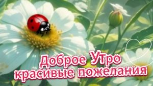Доброе утро с красивыми пожеланиями женщине – нежная открытка с музыкой