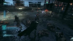 Жёсткая драка с боевиками. #BatmanArkhamKnight #бэтменаркхемкнайт