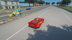 Тачки Безумная гонка! 🏁 Маккуин, Шторм, Франческо Бернулли и еще 35 гонщиков